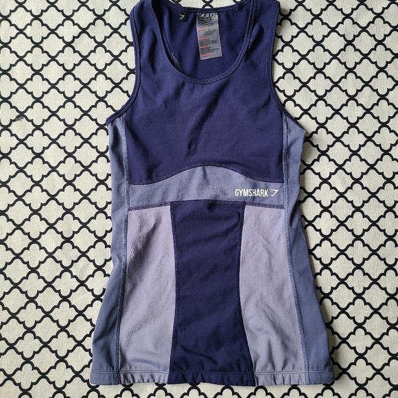 Gymshark Tops - Gymshark Illusion Colorblock Racerback Tank Top Size XS